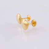 Topos Corazón 0.9gr / 9mm Oro Amarillo 18K