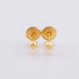 Topos Bola Lisos 0.45gr / 3mm Oro Amarillo 18K