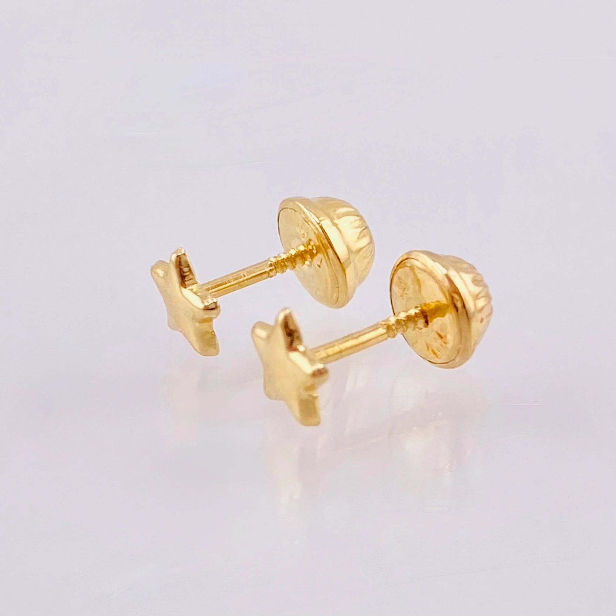 Topos Estrella 0.35 g / 4 mm Oro Amarillo 18K