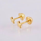 Topos Estrella 0.35 g / 4 mm Oro Amarillo 18K