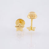 Topos Estrella 0.45 g / 5.2 mm Oro Amarillo 18K
