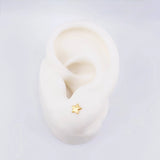 Topos Estrella 0.4 g / 4 mm Oro Amarillo 18K