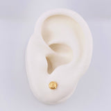 Topos Bola Diamantados 0.6gr / 5mm Oro Amarillo 18K