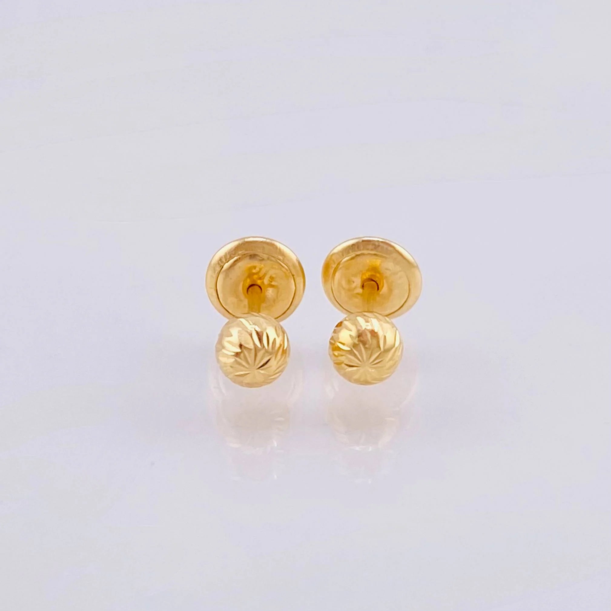 Topos Bola Diamantada 0.6 g / 4 mm Oro Amarillo 18K