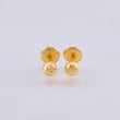 Topos Bola Diamantados 0.5 g / 4 mm Oro Amarillo 18K