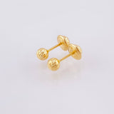 Topos Bola Diamantados 0.5 g / 4 mm Oro Amarillo 18K