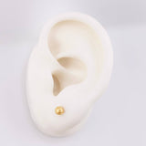 Topos Bola Diamantados 0.5 g / 4 mm Oro Amarillo 18K