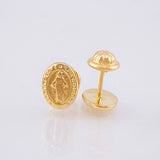 Topos Virgen Milagrosa 0.75gr / 8.2mm Oro Amarillo 18K ©