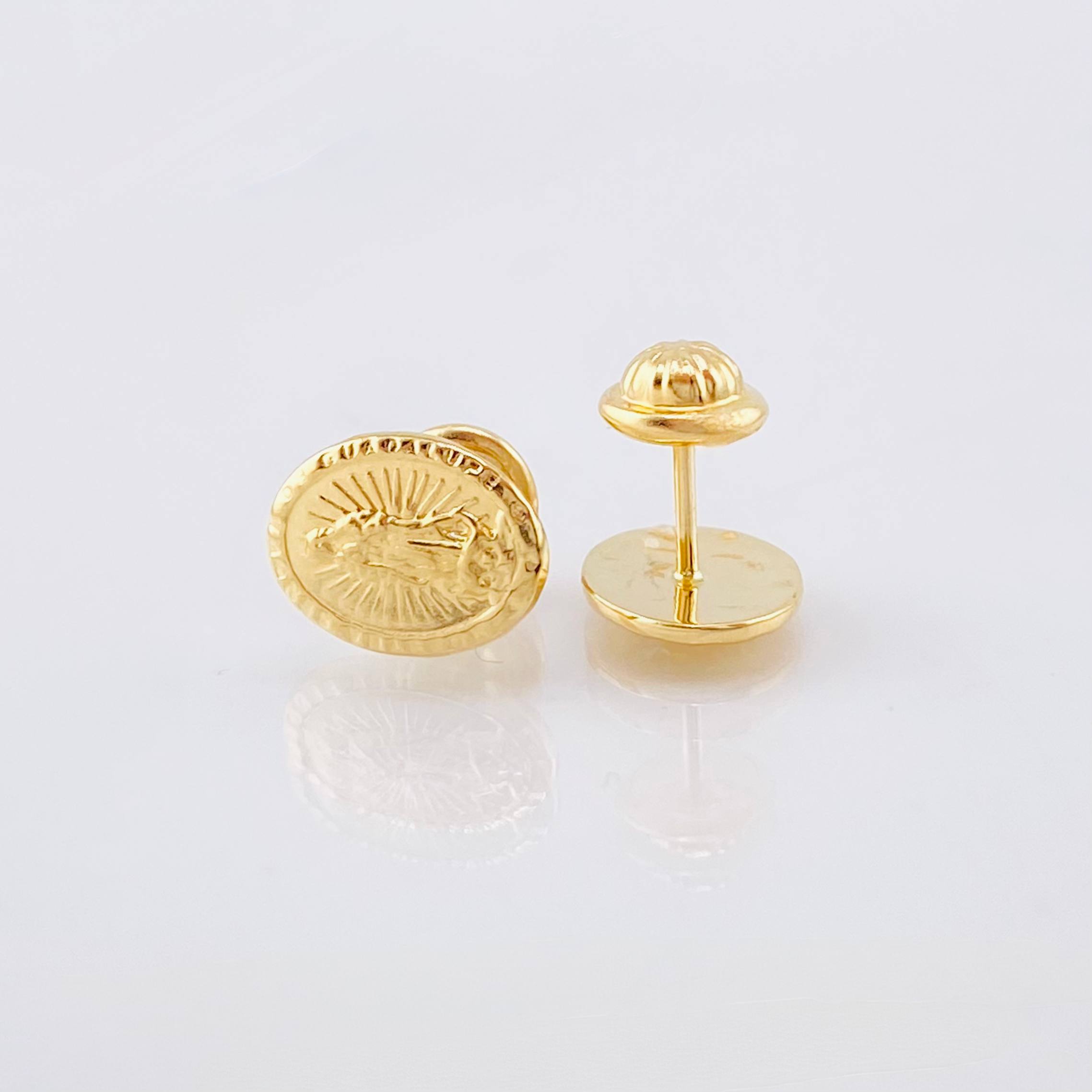 Topos Virgen Guadalupe 0.95gr / 10mm Oro Amarillo 18K ©
