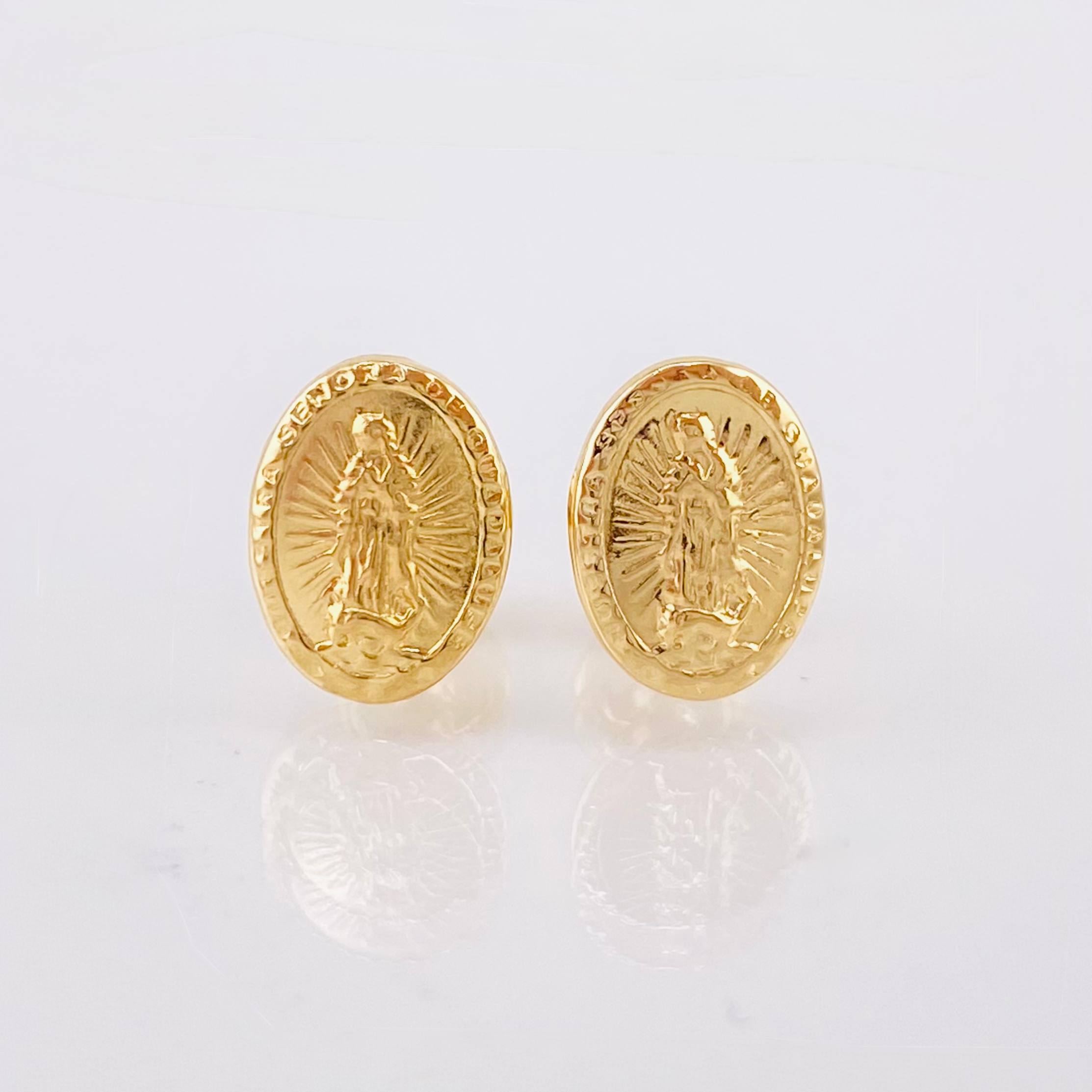 Topos Virgen Guadalupe 0.95gr / 10mm Oro Amarillo 18K ©