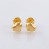 Topos Corazón 0.65gr / 6.1mm Oro Amarillo 18K ©