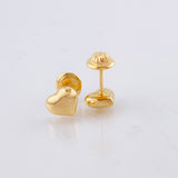 Topos Corazón 0.65gr / 6.1mm Oro Amarillo 18K ©