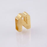 Herraje Tambor Letra Ñ 0.5gr / 7mm Oro Amarillo 18K