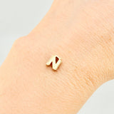 Herraje Tambor Letra Ñ 0.55gr / 7mm Oro Amarillo 18K