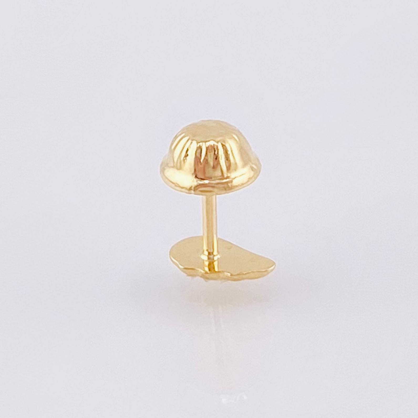 Piercing Ala Unica 0.25gr / 6mm Oro Amarillo Nac.Esp. 18K