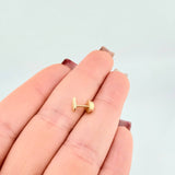 Piercing Ala Unica 0.25gr / 6mm Oro Amarillo Nac.Esp. 18K