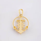 Dije Ancla Timon 2.15gr / 2.5cm / Oro Amarillo 18K
