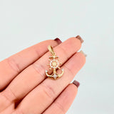 Dije Ancla Timon 2.15gr / 2.5cm / Oro Amarillo 18K