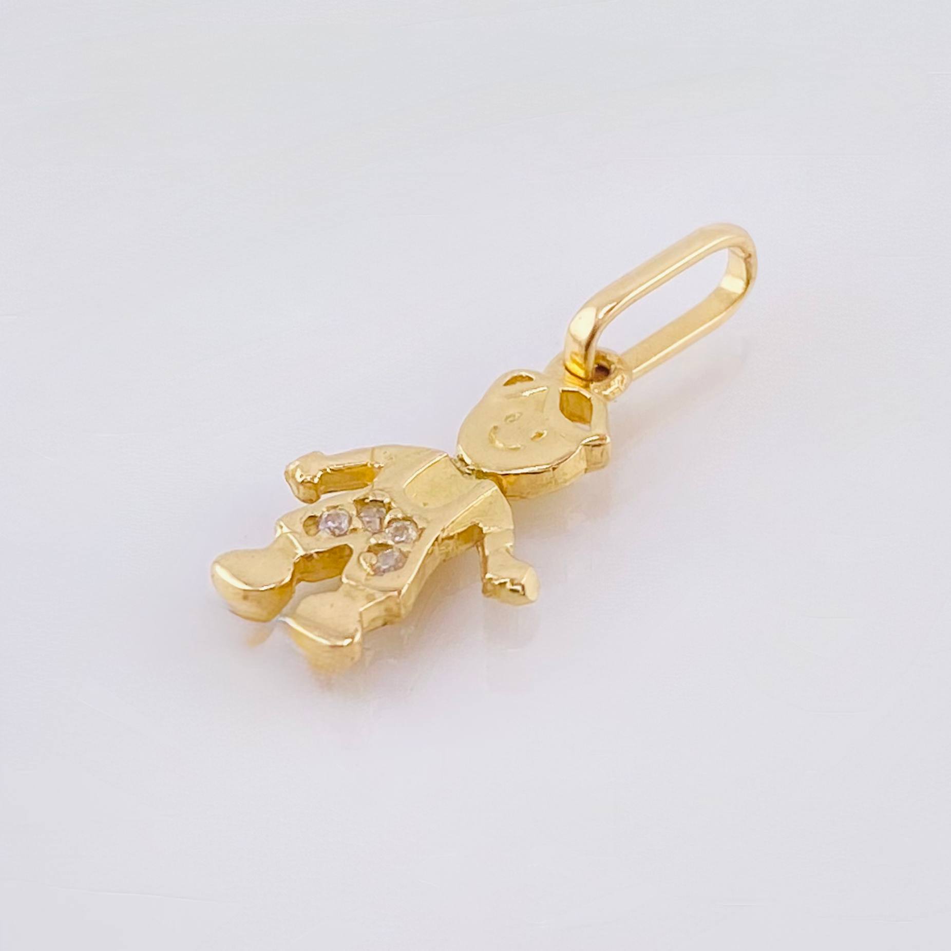 Dije Niño 0.85gr / 2cm / Oro Amarillo 18K