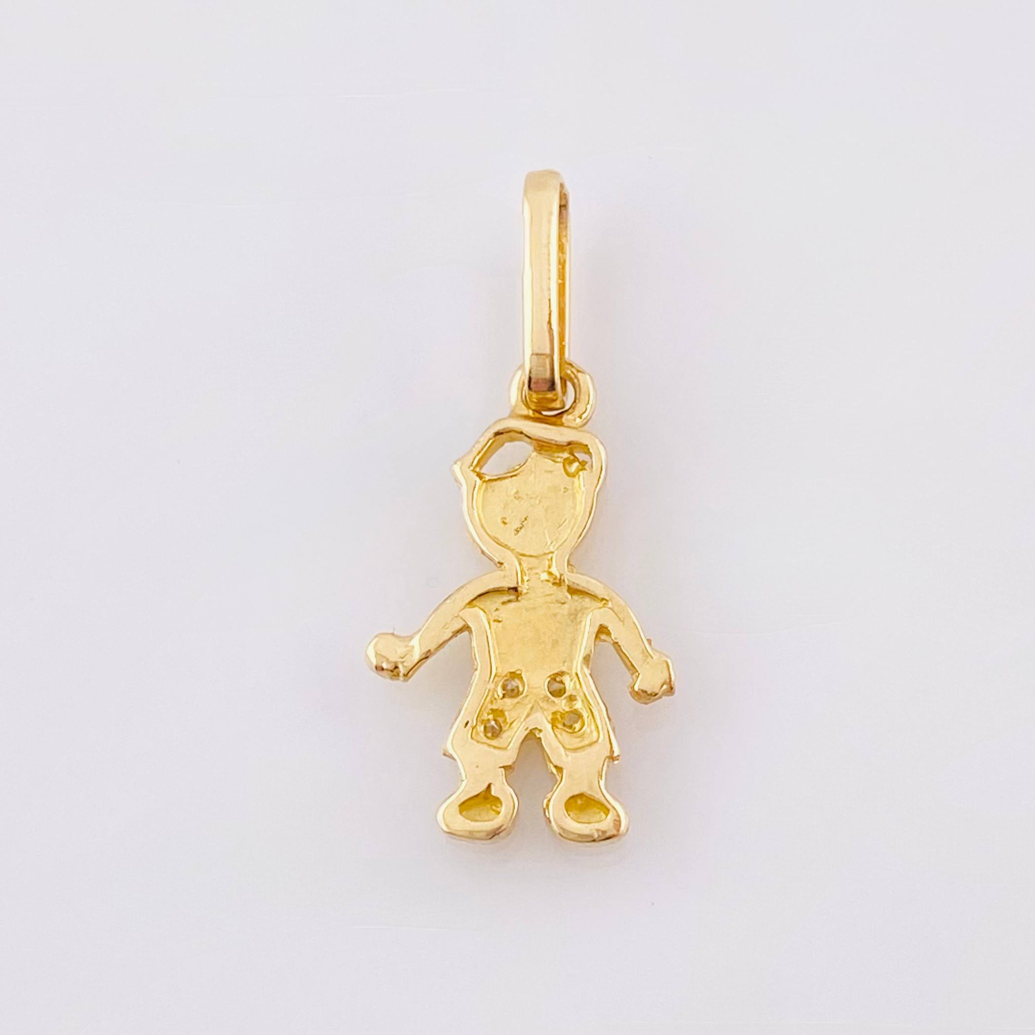 Dije Niño 0.85gr / 2cm / Oro Amarillo 18K