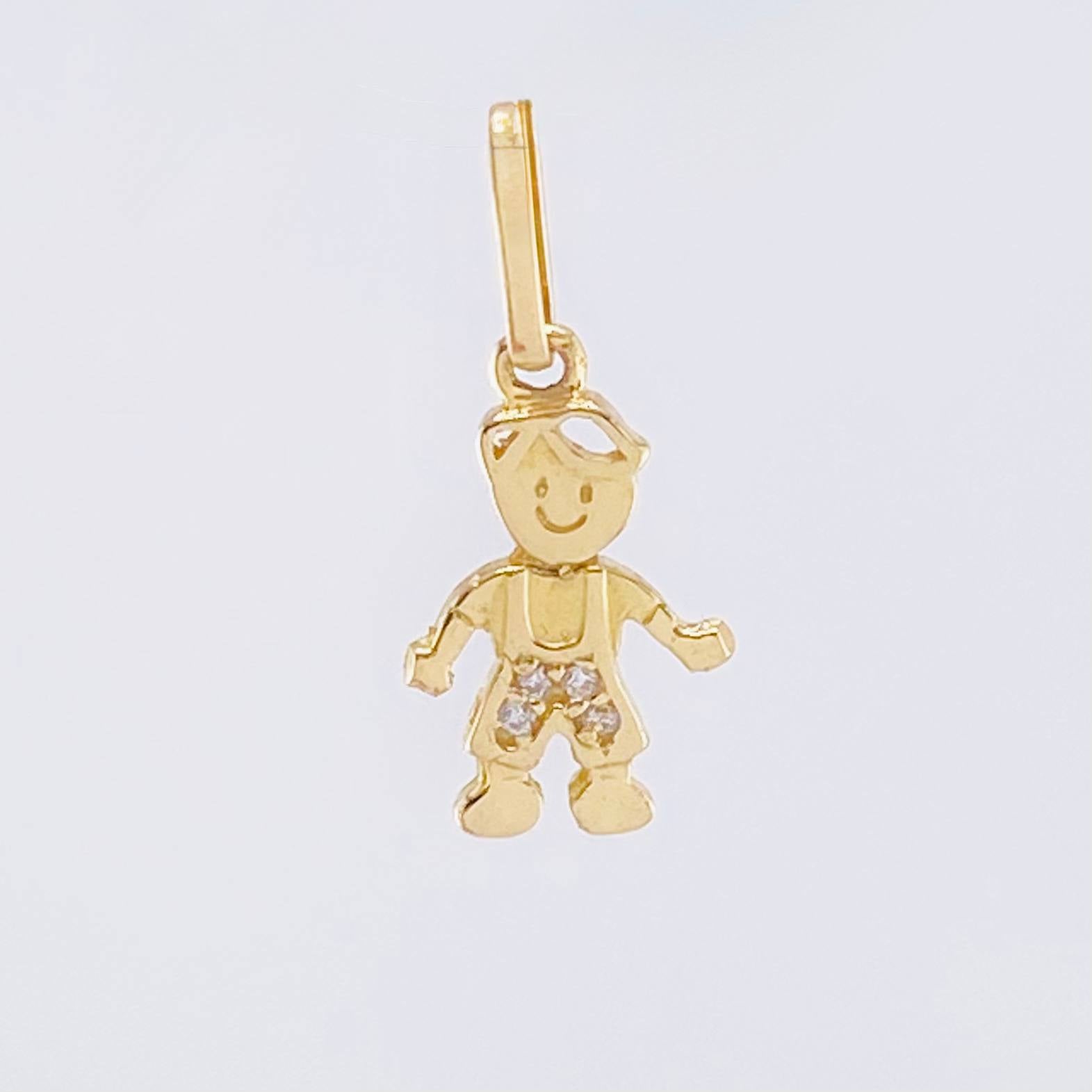 Dije Niño 0.85gr / 2cm / Oro Amarillo 18K
