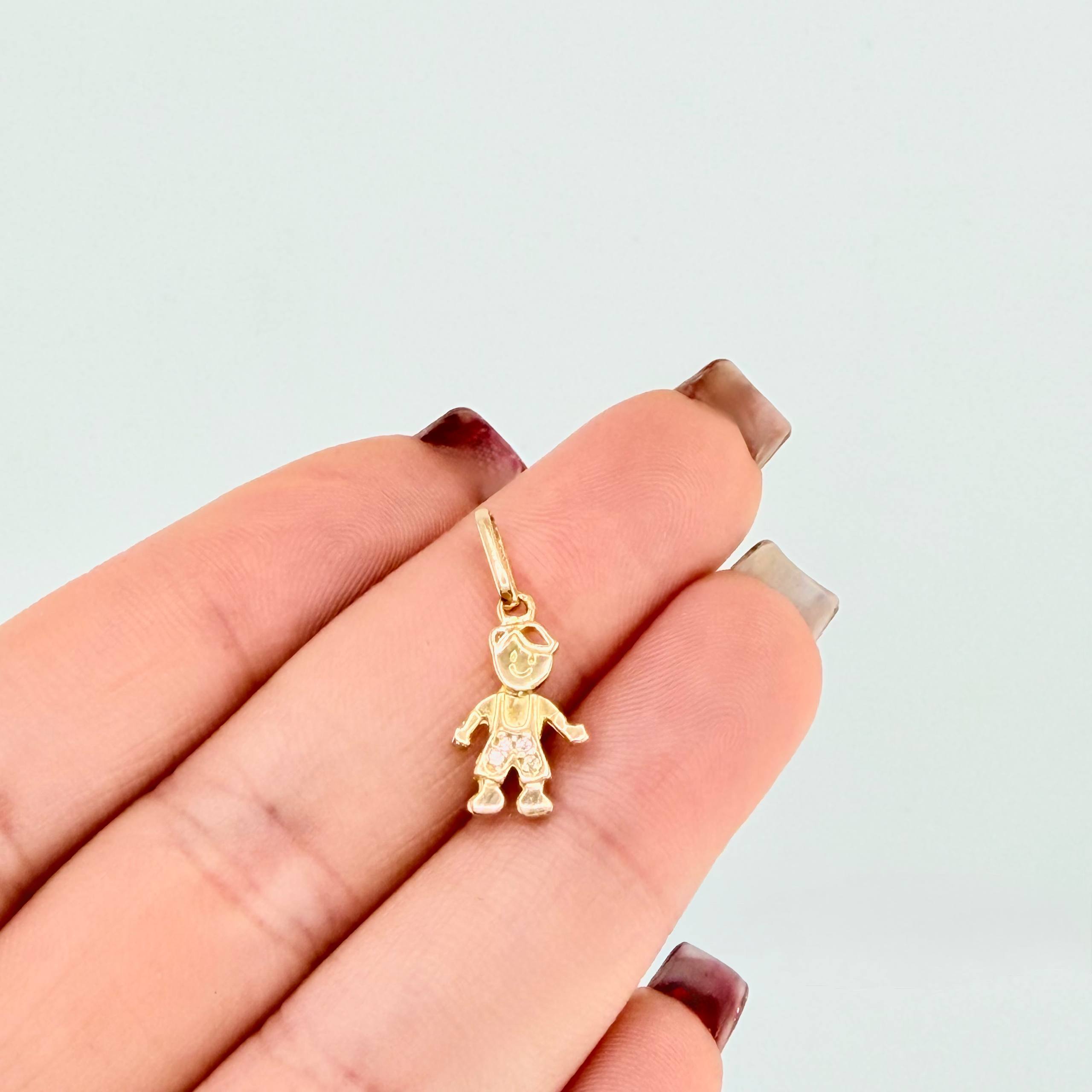 Dije Niño 0.85gr / 2cm / Oro Amarillo 18K
