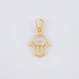 Dije Mano Hamsa 0.95gr / 2cm / Oro Amarillo 18K