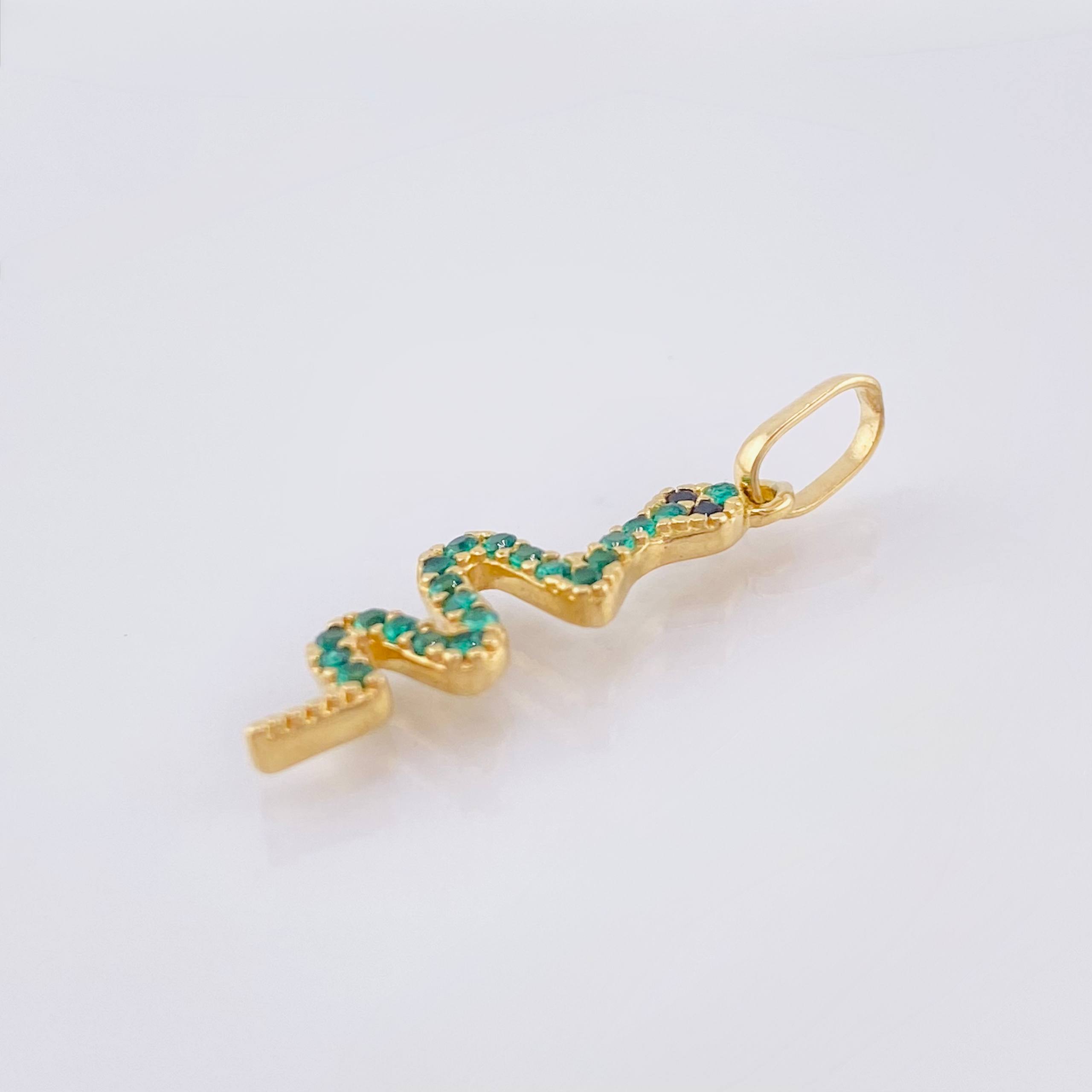 Dije serpiente 1.15gr / 2.6cm / Oro Amarillo 18K