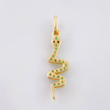 Dije serpiente 1.15gr / 2.6cm / Oro Amarillo 18K