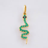 Dije serpiente 1.15gr / 2.6cm / Oro Amarillo 18K