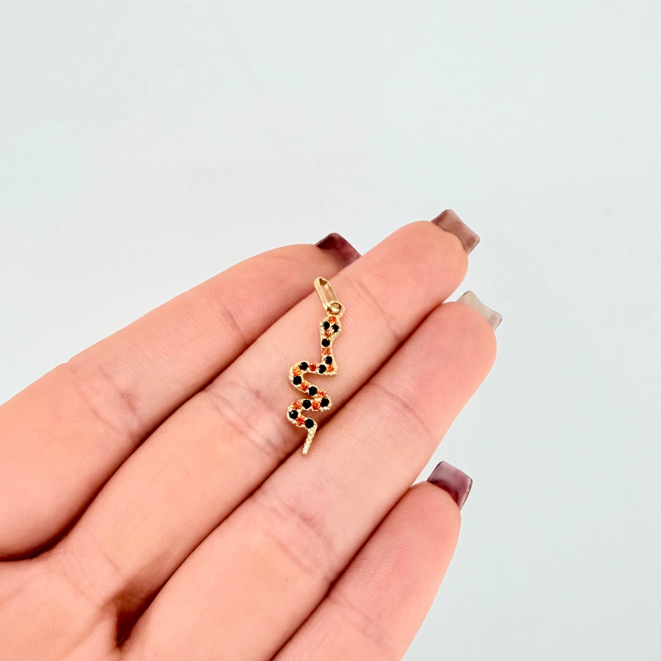 Dije serpiente 1.15gr / 2.6cm / Oro Amarillo 18K