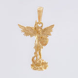 Dije San Miguel Arcangel 1.35gr / 2.5cm / Oro Amarillo 18K ©