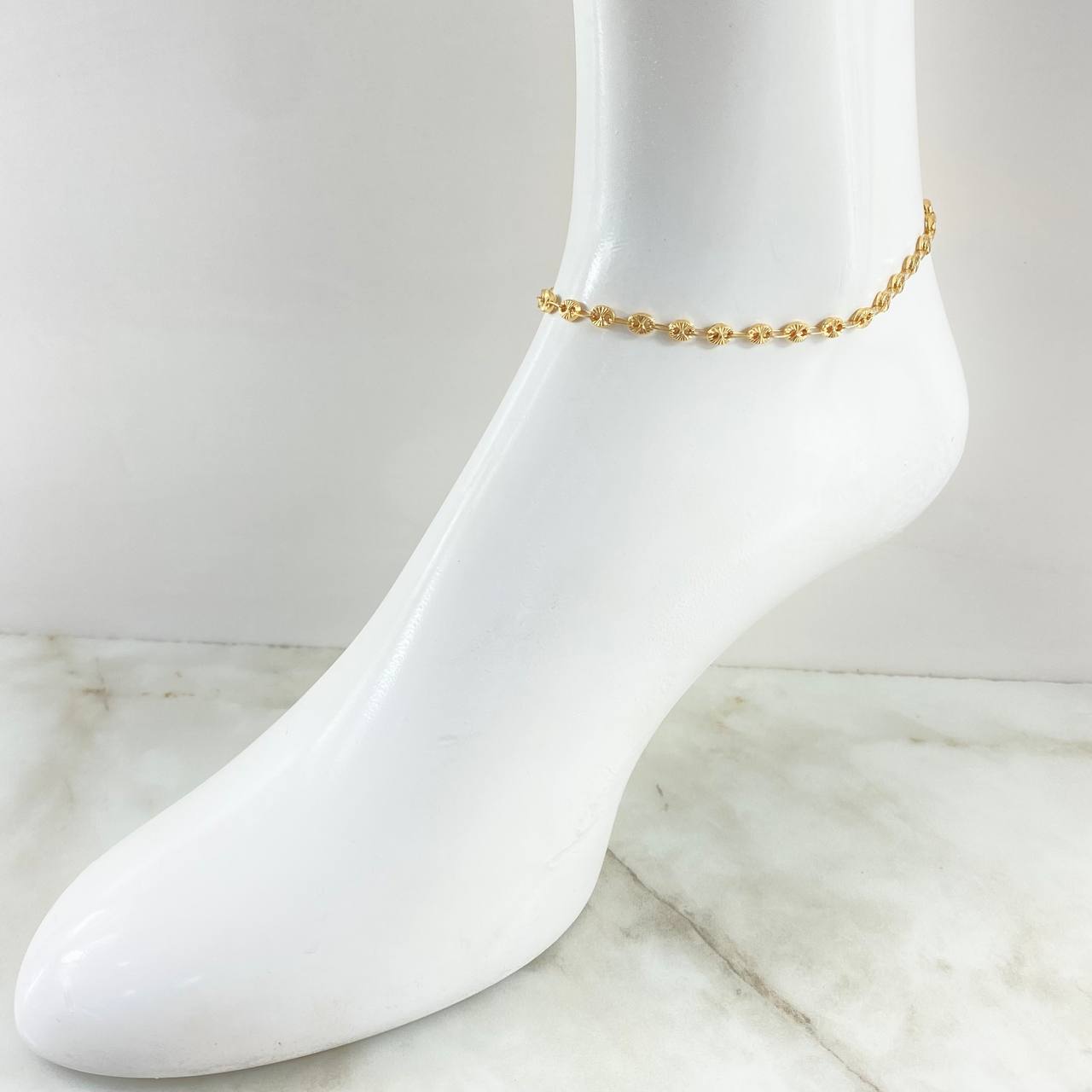 Tobillera GC 4.9gr / 24cm / Oro 18K