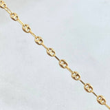 Tobillera GC 2.5gr / 26cm / Oro 18K