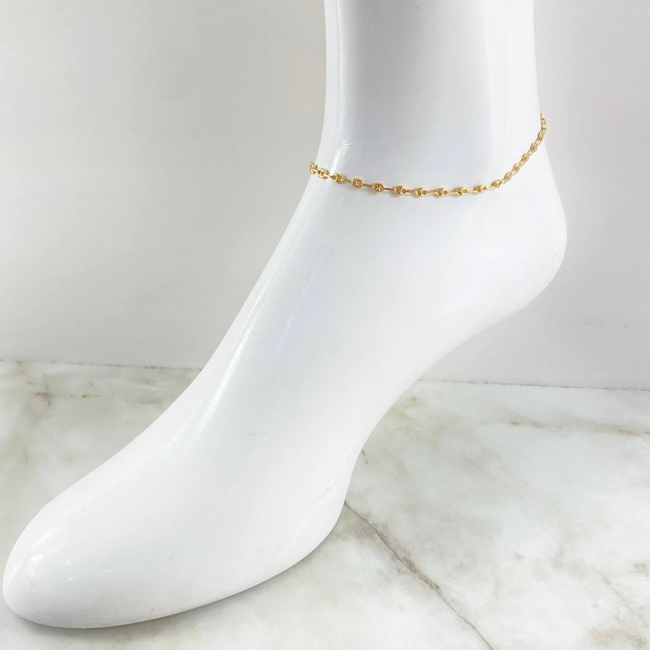 Tobillera GC 2.5gr / 26cm / Oro 18K