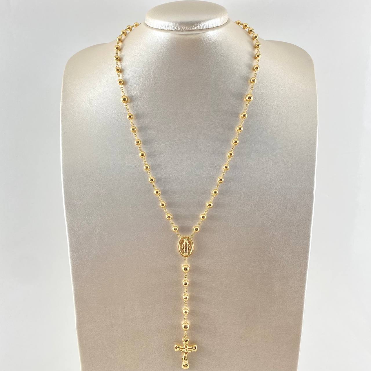 Rosario Virgen Milagrosa 15.85gr / 65cm / Oro 18K ©