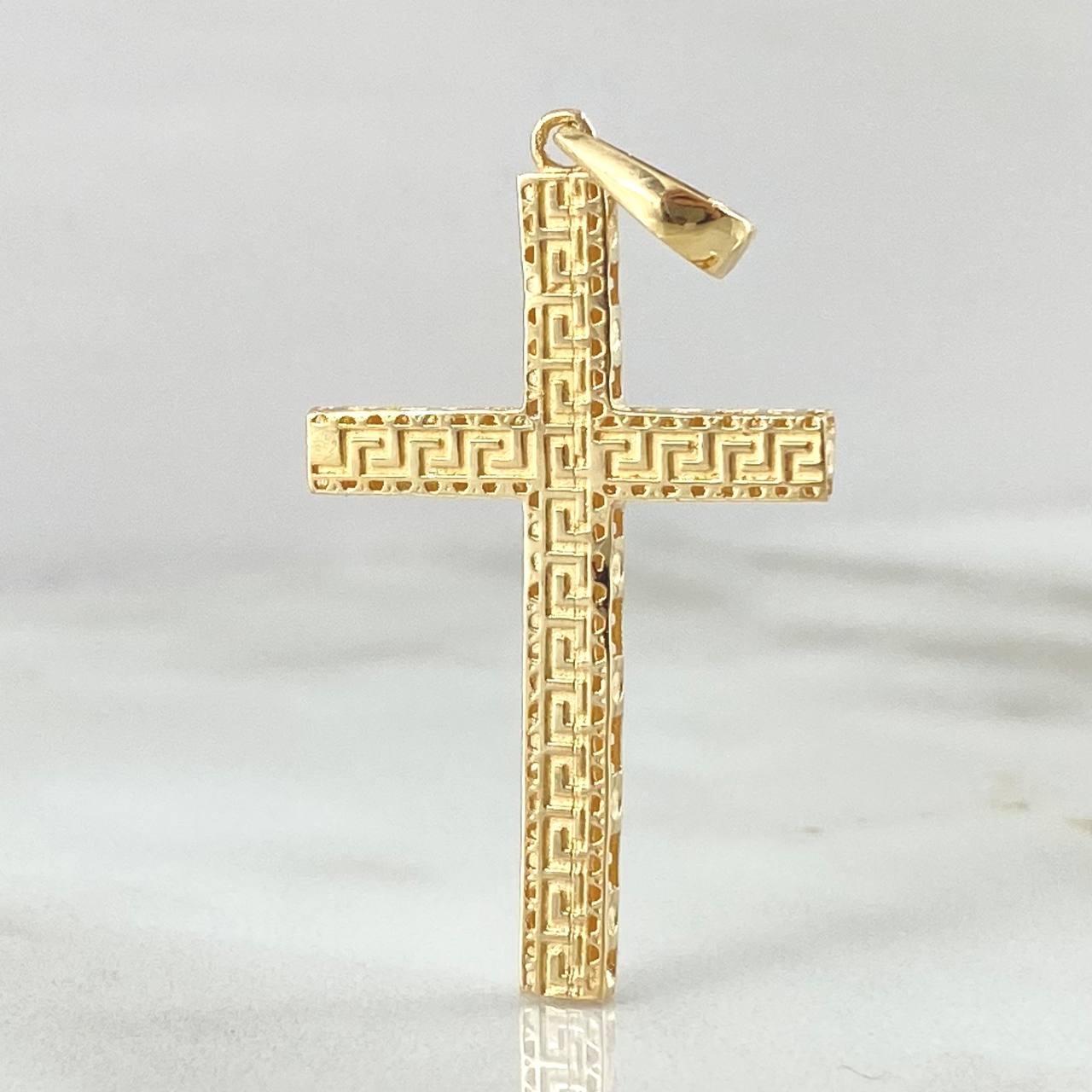 Dije Cruz Tribal 1.9gr / 4.1cm / Oro 18K ©