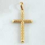 Dije Cruz Malla 2.05gr / 4cm / Oro 18K