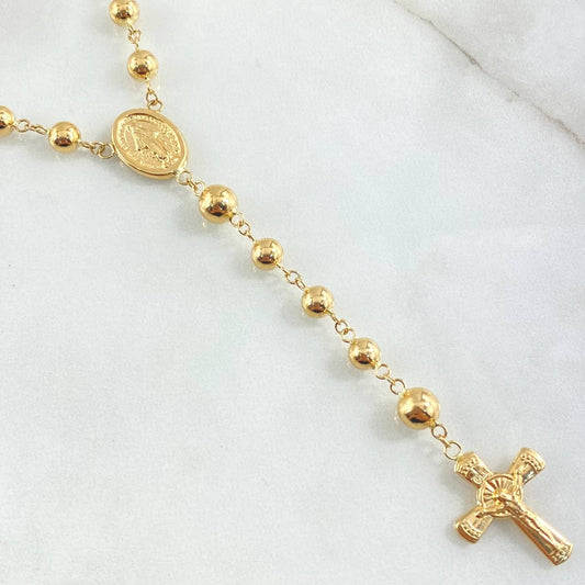 Rosario Virgen Milagrosa 13.25gr / 60cm / Oro 18K ©