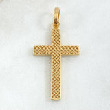 Dije Cruz Malla 2.2 g / 3.8 cm Oro Amarillo 18K