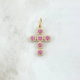Dije Cruz Tupida 2g / 2.8cm Oro Amarillo 18K