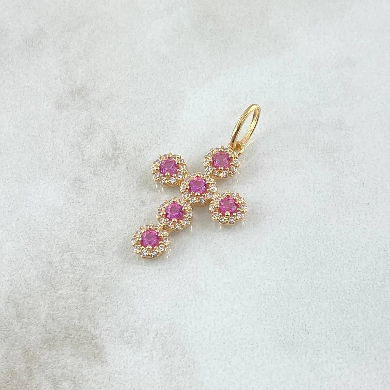 Dije Cruz Tupida 2g / 2.8cm Oro Amarillo 18K