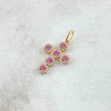 Dije Cruz Tupida 2g / 2.8cm Oro Amarillo 18K