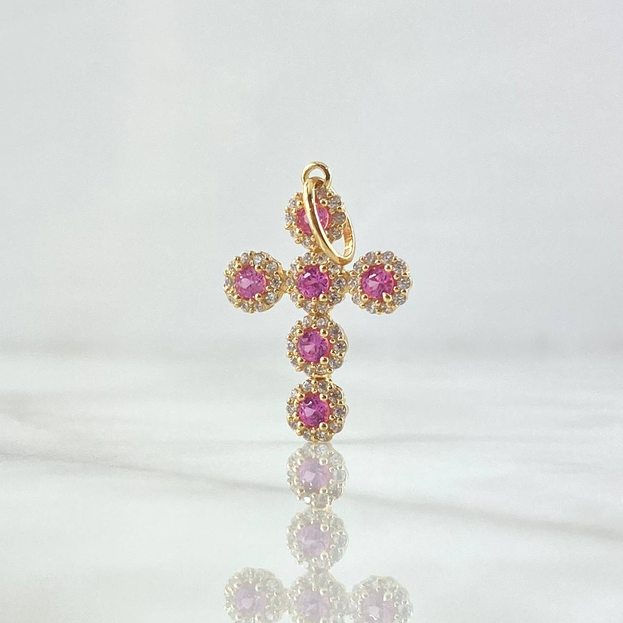 Dije Cruz Tupida 2g / 2.8cm Oro Amarillo 18K