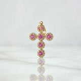 Dije Cruz Tupida 2g / 2.8cm Oro Amarillo 18K