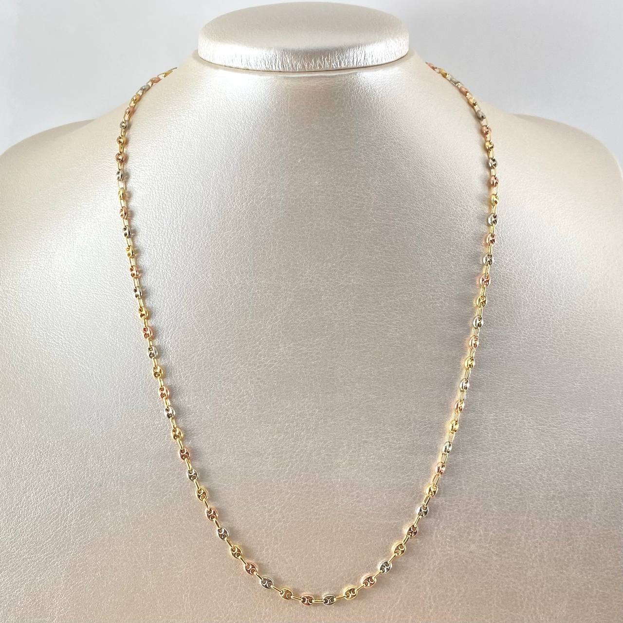 Cadena GC 5gr / 45cm / 3.2mm Lisa Tres Oros 18K *