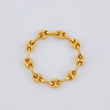 Anillo Gc Diamantado 0.75 g / T6 3/4 - 6 1/2 Oro Amarillo 18K