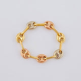 Anillo Gc 0.45 g / T3 - 2 3/4 Tres Oros 18K