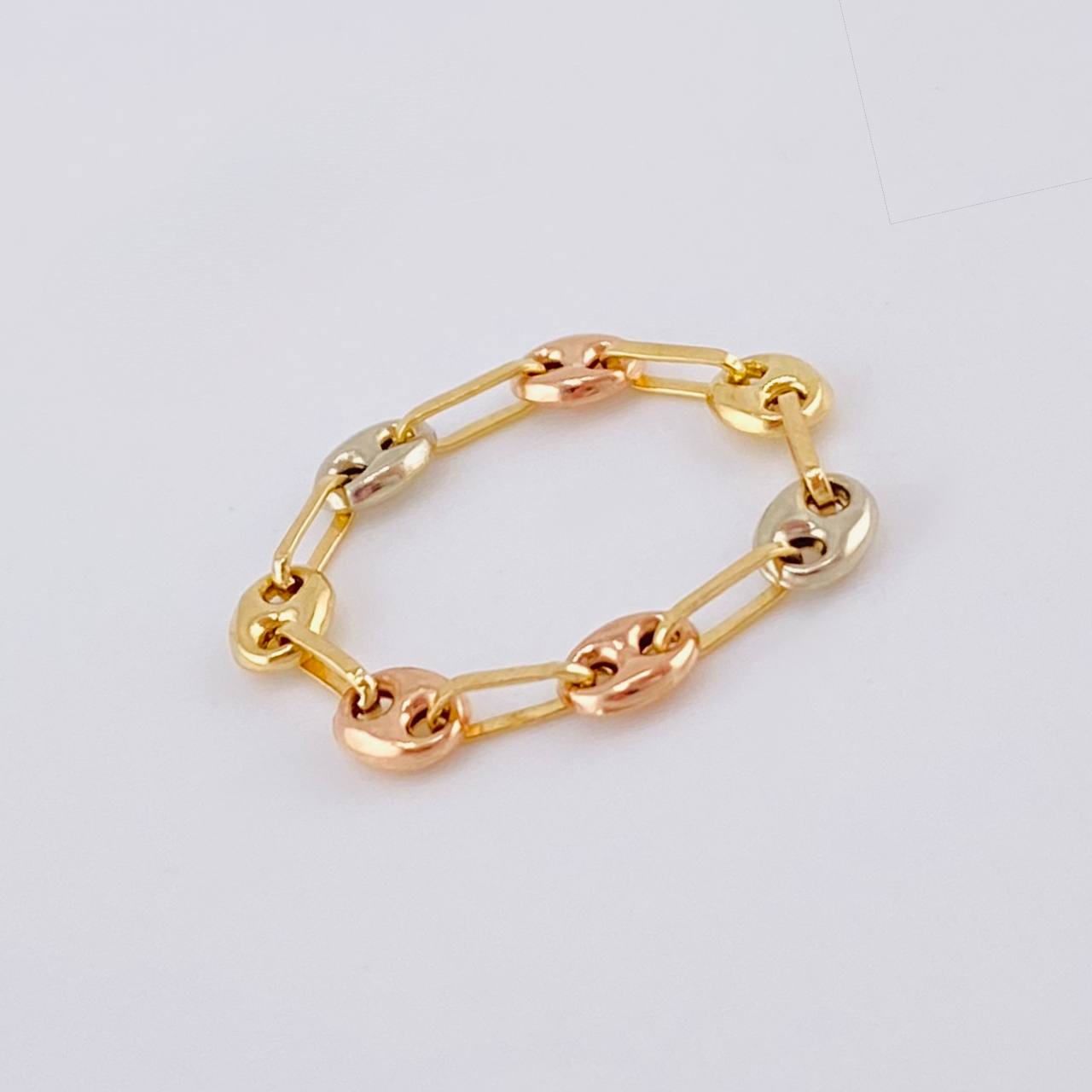 Anillo Gc 0.45 g / T3 - 2 3/4 Tres Oros 18K