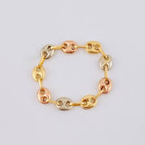 Anillo Gc 0.8 g / T9 3/4 - 10 Tres Oros 18K
